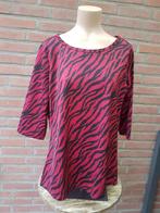 Liz Devy – bordeaux rode dierenprint top maat L, Ophalen of Verzenden, Nieuw, Maat 42/44 (L), Rood