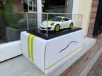 1:18 Porsche 911R 991 wit-groen 2018 Spark WAX 021 000 26, Hobby en Vrije tijd, Modelauto's | 1:18, Overige merken, Auto, Models@sparkmodel.com
