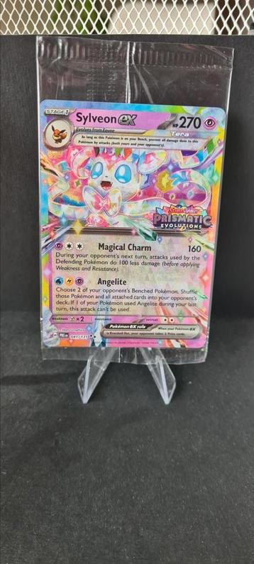Sylveon EX 041 STAMPED SEALED Prismatic Evolutions beschikbaar voor biedingen