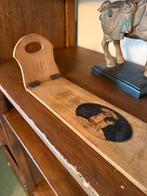 Antieke Boekenplank met Intarsia, Ophalen of Verzenden