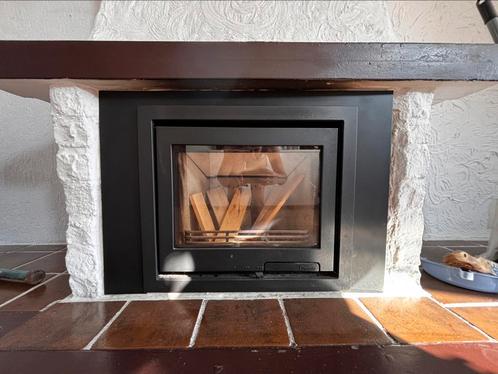 Contura i7 inbouw houthaard, zwart gietijzer, Huis en Inrichting, Haarden, Zo goed als nieuw, Houthaard, Ophalen