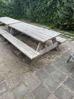 Prachtige robuuste picknicktafel, Tuin en Terras, Picknicktafels, Ophalen, Gebruikt, Rechthoekig, Hout
