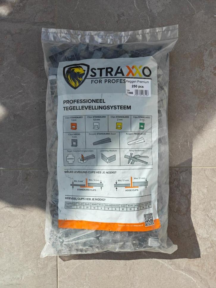 Straxxo Tegel Leveling System, Doe-het-zelf en Verbouw, Overige Doe-het-zelf en Verbouw, Gebruikt, Ophalen