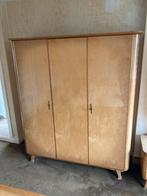 Vintage kledingkast - Blondhout - Hang & Leg, Huis en Inrichting, Kasten | Kledingkasten, Ophalen, Mid century, O, O