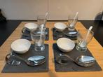 Amuse Servies 4 Personen, Huis en Inrichting, Keuken | Servies, Overige materialen, Nieuw, Ophalen of Verzenden, Overige stijlen