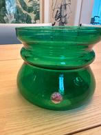 Royal Leerdam Kristalunie Vaas - Groen, Ophalen of Verzenden