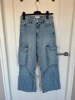 Lichtblauwe denim worker broek Zara maat 34, Blauw, Zara, Ophalen of Verzenden, Zo goed als nieuw