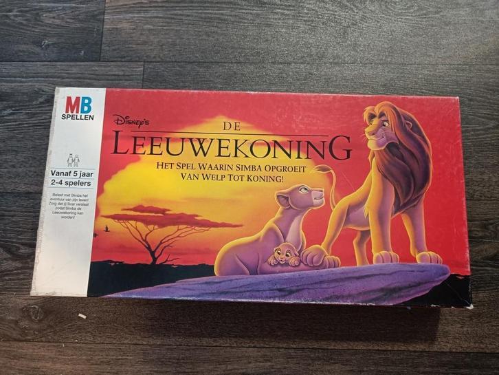 MB De Leeuwenkoning bordspel, Hobby en Vrije tijd, Gezelschapsspellen | Bordspellen, Gebruikt, Ophalen of Verzenden