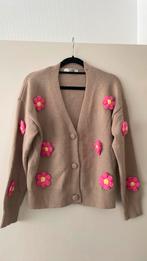 By Clara vest met bloemen, Kleding | Dames, Truien en Vesten, Maat 38/40 (M), Beige, Ophalen of Verzenden, Zo goed als nieuw