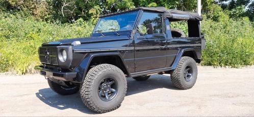 Mercedes G-serie Wolf/Cabrio 1981 Zwart, Auto's, Mercedes-Benz, Bedrijf, Overige modellen, 4x4, Lichtmetalen velgen, Open dak