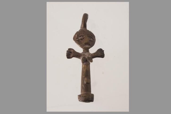 Vruchtbaarheidssymbool: Akwaba hanger Ghana (250930-04), Antiek en Kunst, Kunst | Niet-Westerse kunst, Ophalen of Verzenden