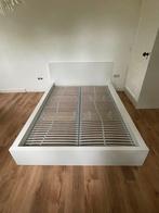 Malm bed IKEA wit 140x200, Ophalen, Gebruikt, Wit, Tweepersoons