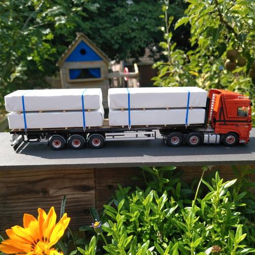 Lading "prefab" voor Tekno of WSI open opleggers, Hobby en Vrije tijd, Modelauto's | 1:50, Bus of Vrachtwagen, Tekno, Ophalen of Verzenden