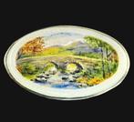 Prachtige harmony zilver &amp; giloche emaille broche, Verzenden, Zilver, Broche