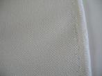 Kvadrat Field 2 222 creme+roomwit; ca. 10 meter meubelstof, Overige materialen, 120 cm of meer, Wit, Ophalen of Verzenden