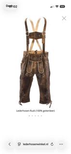 Echte geitenleren lederhose (lederhosenwinkel), Kleding | Heren, Maat 52/54 (L), Ophalen of Verzenden, Kleding, Overige thema's