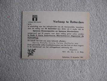 Verkoop Spaanse Sinaasappelen en Mandarijnen Drukwerk (1961) beschikbaar voor biedingen