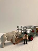 Playmobil Safari Set 4832 - Neushoorn & Auto, Kinderen en Baby's, Speelgoed | Playmobil, Ophalen, Gebruikt, Complete set
