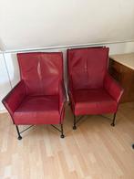 2 stuks Montis Charly Fauteuils leer., Ophalen, Gebruikt, Minder dan 75 cm, Leer