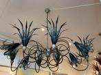 Kroonluchter, de laatste blauw/grijze Queens Gallery, Gebruikt, Brocante, design, kunst, Failliet, Ophalen of Verzenden