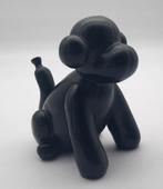 Resin Hond beeldje zwart ca. 15,5cm hoog, Ophalen of Verzenden, Gebruikt, Dier