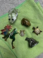 Diverse kikkers!, Sieraden, Tassen en Uiterlijk, Broches, Ophalen of Verzenden, Zo goed als nieuw, Overige kleuren, Overige materialen