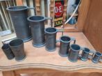 Set Tinnen Kannetjes, Antiek en Kunst, Antiek | Tin, Ophalen