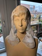 Sleets heel oud antiek mutsje, bijzonder kant, Ophalen of Verzenden, Dames