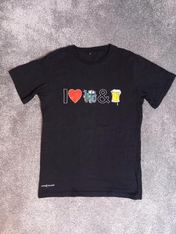 T shirt maat M i love trekkers en bier agritrader beschikbaar voor biedingen