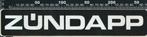 Sticker: Zundapp (5), Ophalen of Verzenden, Zo goed als nieuw, Bedrijf of Vereniging