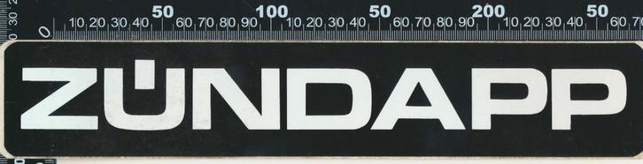 Sticker: Zundapp (5), Verzamelen, Stickers, Zo goed als nieuw, Bedrijf of Vereniging, Ophalen of Verzenden