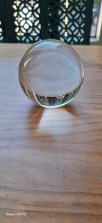Glazen of kristal bal hoogte ongeveer 8 cm, Ophalen of Verzenden
