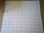 vintage wit 100% katoen gehaakt sprei zware kwaliteit, Huis en Inrichting, Woonaccessoires | Plaids en Woondekens, Ophalen of Verzenden