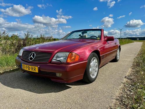 MERCEDES 500 SL CABRIO 1992 ROOD, Auto's, Mercedes-Benz, Particulier, SL, Benzine, Automaat, Rood, Ophalen
