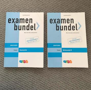 Examenbundels Havo- Wiskunde B & Economie 2024/2025 beschikbaar voor biedingen