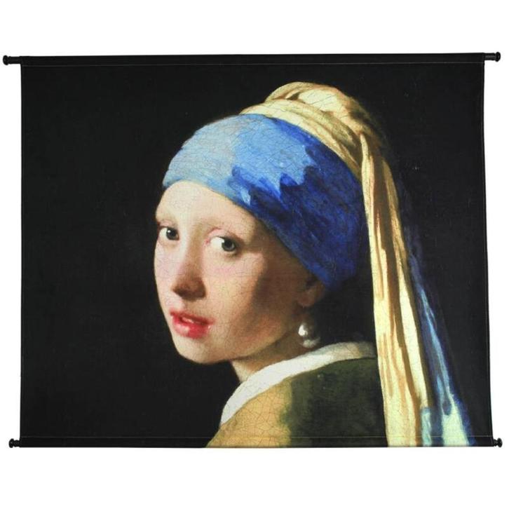 Wanddoek Lady pearl l Whoon l Meubilex I van €53,95 voor €25, Huis en Inrichting, Woonaccessoires | Wanddecoraties, Nieuw, Ophalen