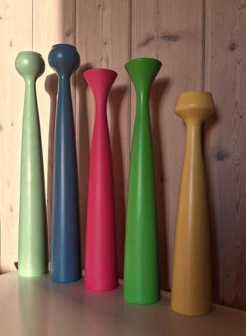 Diverse kleuren Applicata kandelaars. Denemarken.  beschikbaar voor biedingen