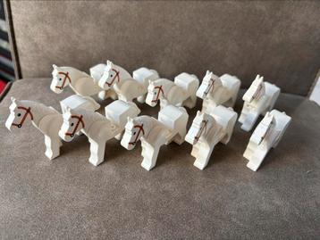 Lego Castle Witte paarden beschikbaar voor biedingen