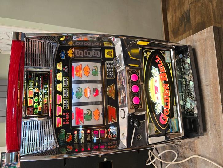 Japanse gokkast golden bell, Verzamelen, Automaten | Gokkasten en Fruitautomaten, Zo goed als nieuw, Euro, Ophalen