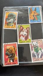 5 postzegels AJMAN, Ophalen of Verzenden, Gestempeld