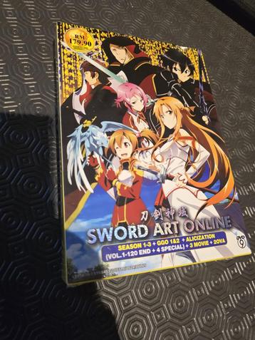 Sword Art Online Complete Series + Movies + Specials DVD box beschikbaar voor biedingen