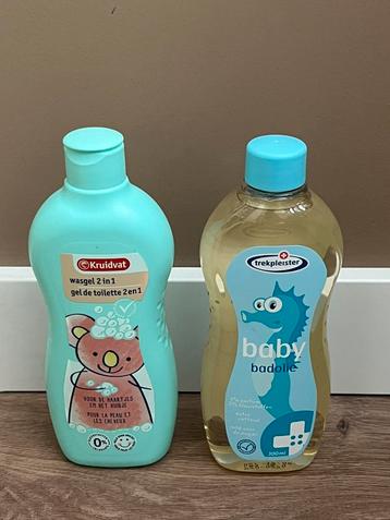 Kruidvat wasgel 2in1 + trekpleister baby badolie NIEUW beschikbaar voor biedingen