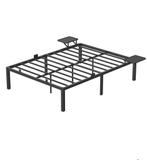 (NIEUW) Zwarte twee persoons bedframe, Huis en Inrichting, Slaapkamer | Stapelbedden en Hoogslapers, Hoogslaper, *, *, Ophalen