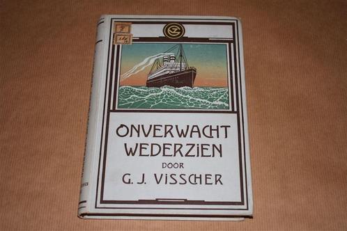 Onverwacht wederzien. G.J. Visscher. Kluitman 1924., Boeken, Kinderboeken | Jeugd | 10 tot 12 jaar, Zo goed als nieuw, Ophalen of Verzenden