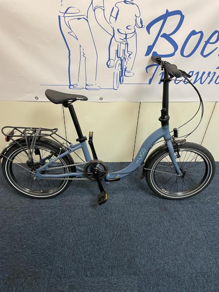 NIEUWE Ugo Now Low Entry I7 7v Vouwfiets prussian blue, Fietsen en Brommers, Fietsen | Vouwfietsen, Nieuw, Overige merken, 20 inch of meer