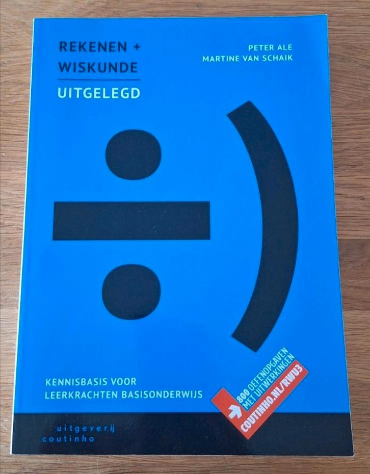 Martine van Schaik - Rekenen en wiskunde uitgelegd, Boeken, Schoolboeken, Zo goed als nieuw, Nederlands, Overige niveaus, Verzenden