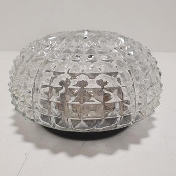 Plafondlamp rond glas vintage beschikbaar voor biedingen