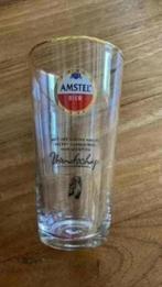Glas : Amstel bier : VRIENDSCHAP, Ophalen of Verzenden, Zo goed als nieuw, Glas of Glazen, Amstel