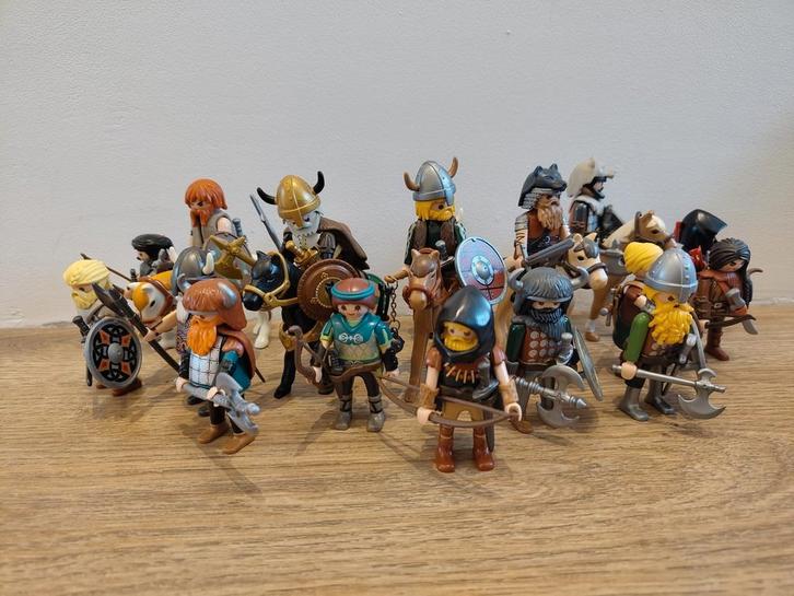 Playmobil poppetjes ridders vikingen (custom), Kinderen en Baby's, Speelgoed | Playmobil, Zo goed als nieuw, Los playmobil, Ophalen of Verzenden