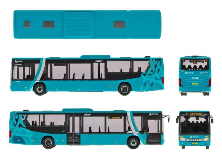 Kibri 1127001 Setra S 415 LE Arriva Rivierenland (Juijn), Hobby en Vrije tijd, Modelauto's | 1:87, Nieuw, Bus of Vrachtwagen, Overige merken